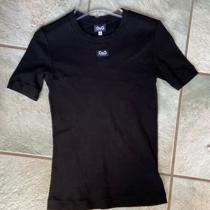 Dolce and Gabbana black tee